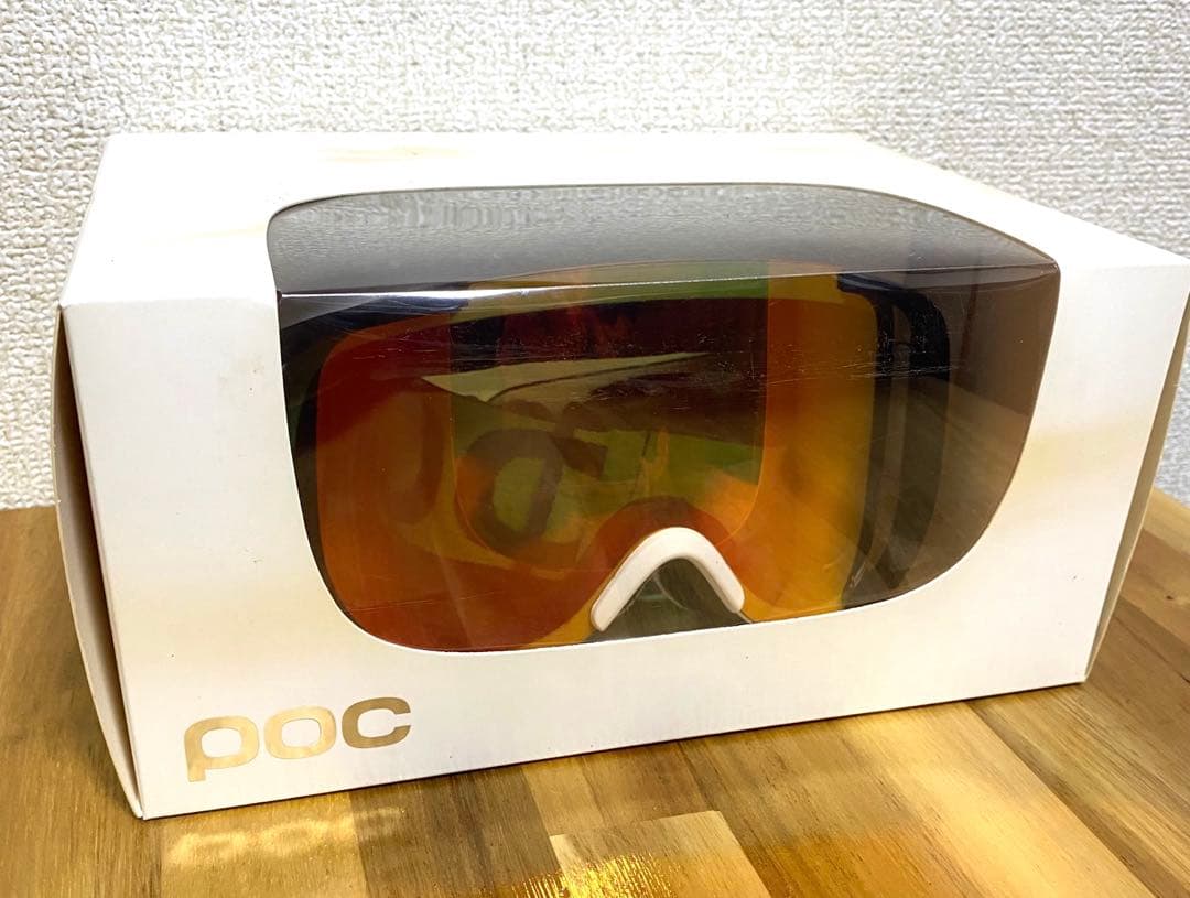 POC ポックゴーグルCORNEA コーニャ ブラックフレーム オレンジミラー