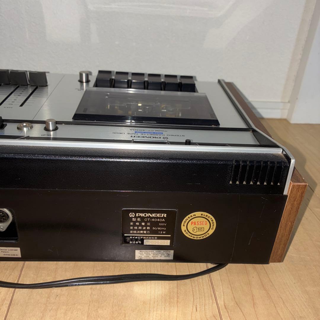 パイオニア　CT-4040A カセットデッキ 　動作ok