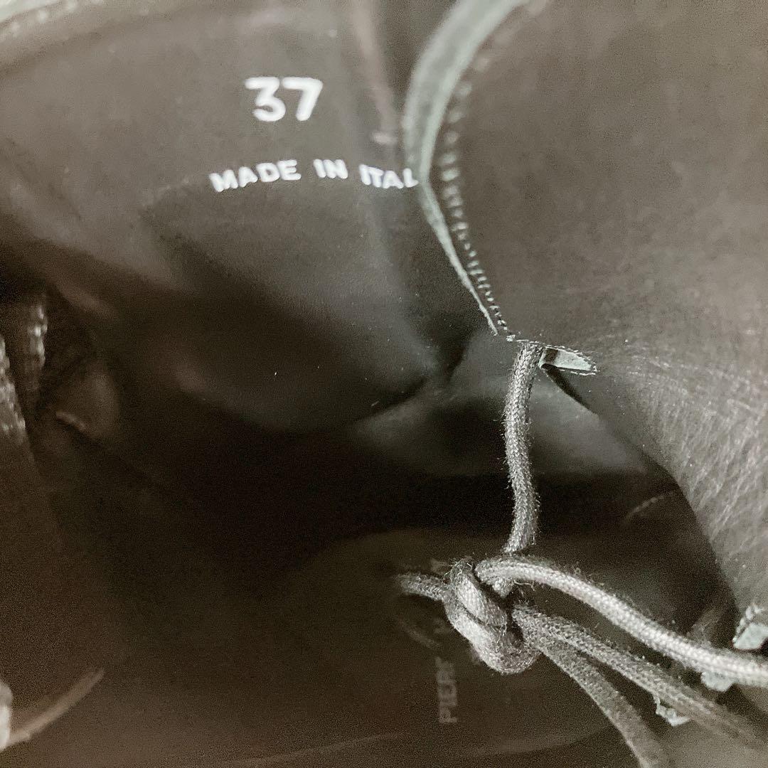 ピエール アルディ　VALENTINA ブーツ　レザー　ブラック　厚底　37