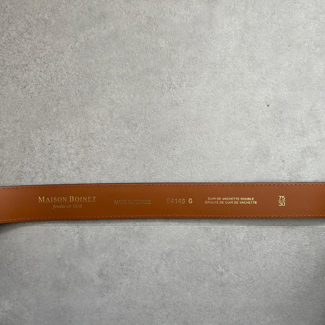 MAISON BOINET/メゾンボワネBELT IN NAPPA LEAT