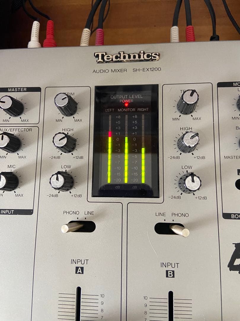 整備済み　Technics sh-ex1200DJミキサー