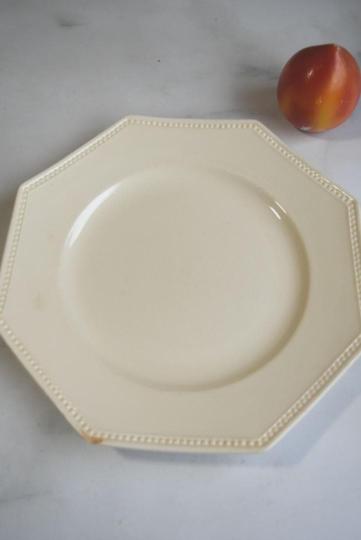 2枚組　サルグミンヌ　オクトゴナル皿　フランスアンティーク