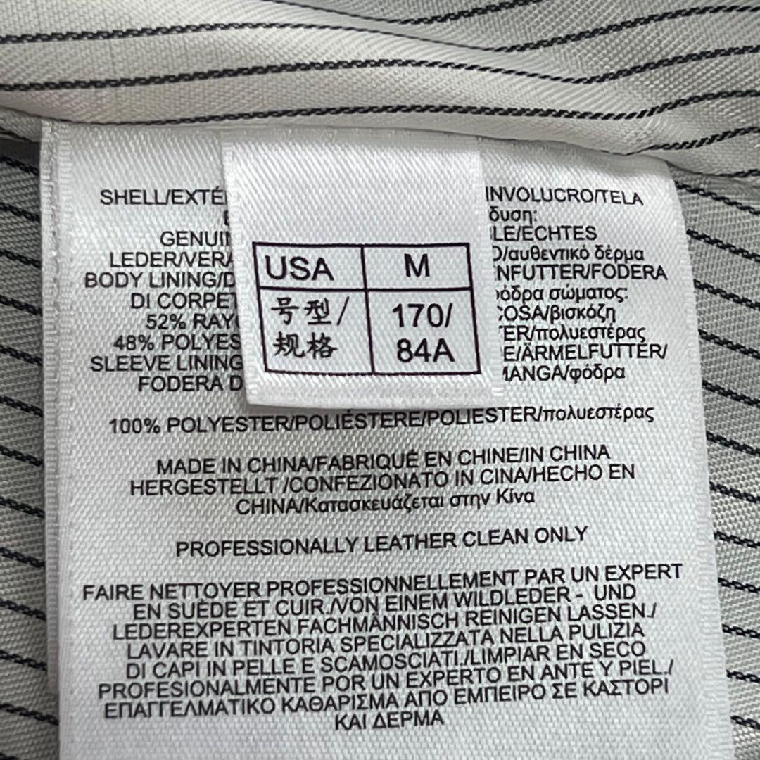 【極美品】ブルックスブラザーズ　シングルレザージャケット　羊革　現行　黒　M