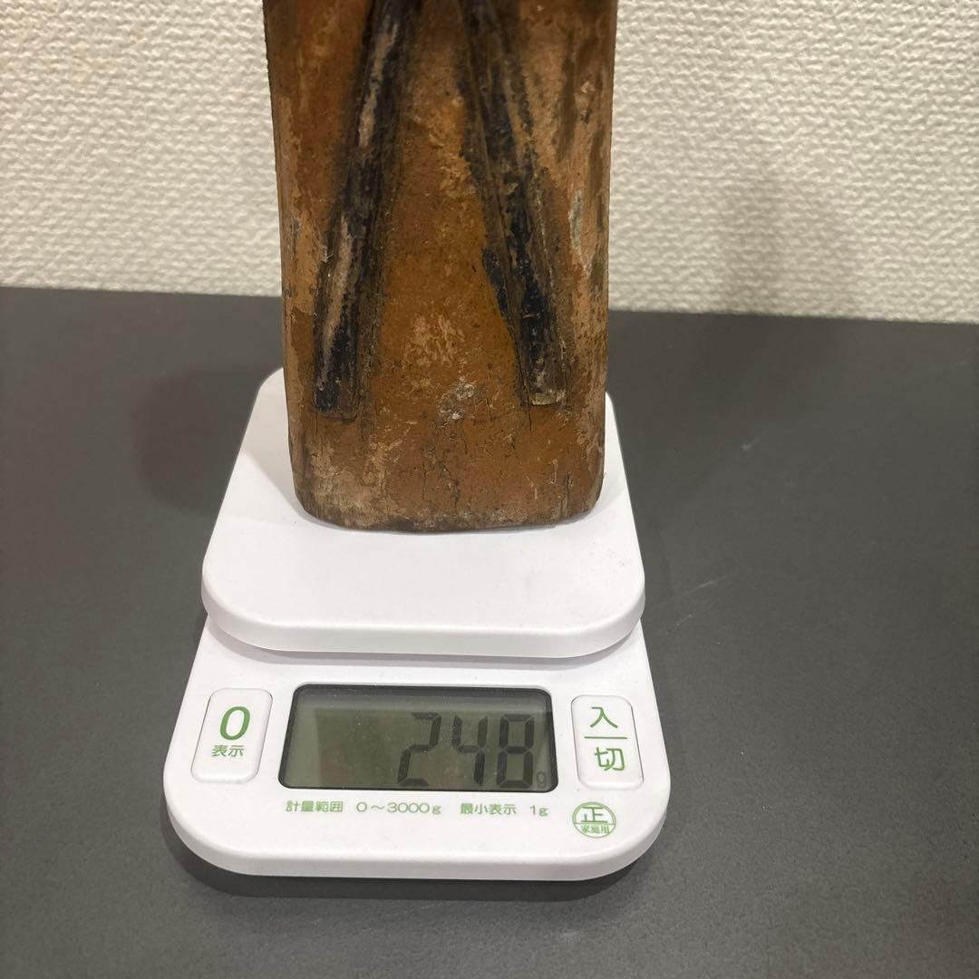 400年前の韓国人　木製　木彫