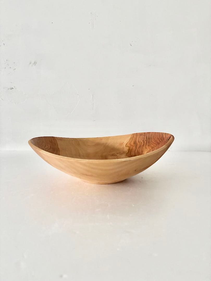 【美品】須田二郎　木のボウル　33cm