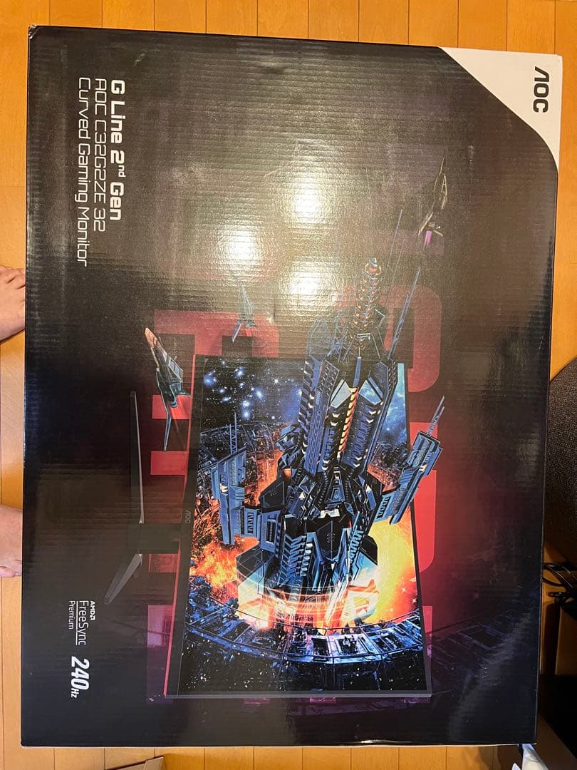 ディスプレイ・モニター本体 AOC C32G2Z 32