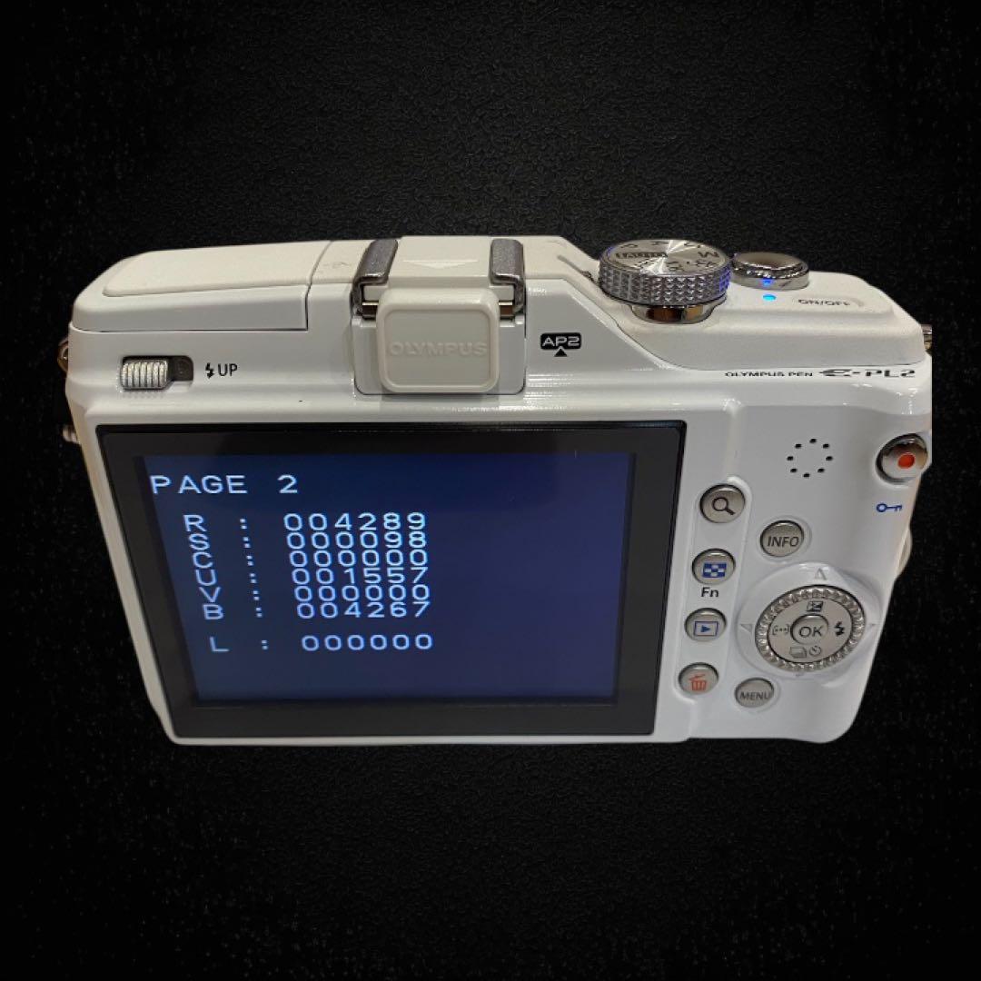 美品✨OLYMPUS PEN E-PL2 ダブルレンズキット ホワイトカラー