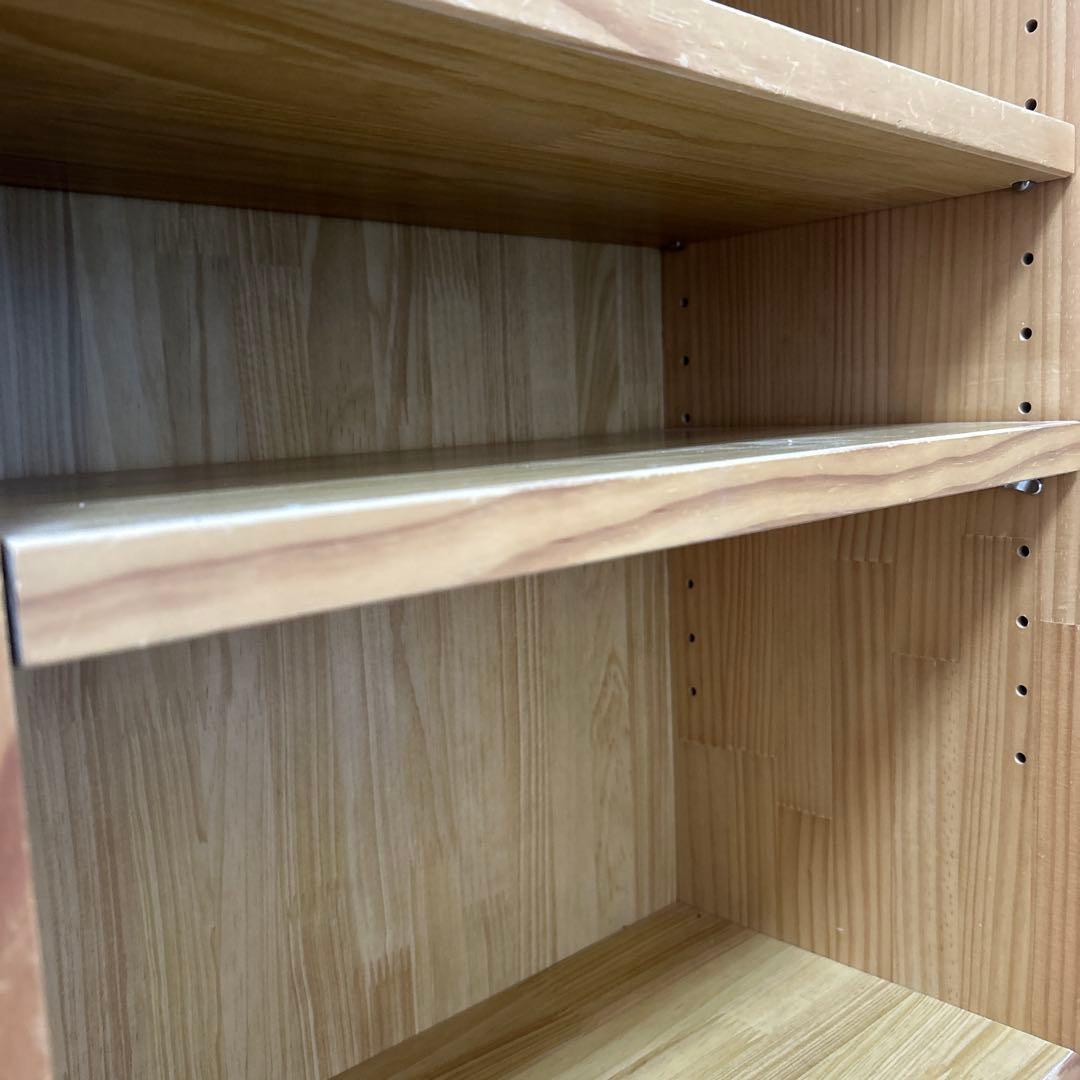 【たのめる便】モモナチュラル キッチンワゴン タイル　タイル　キッチン収納