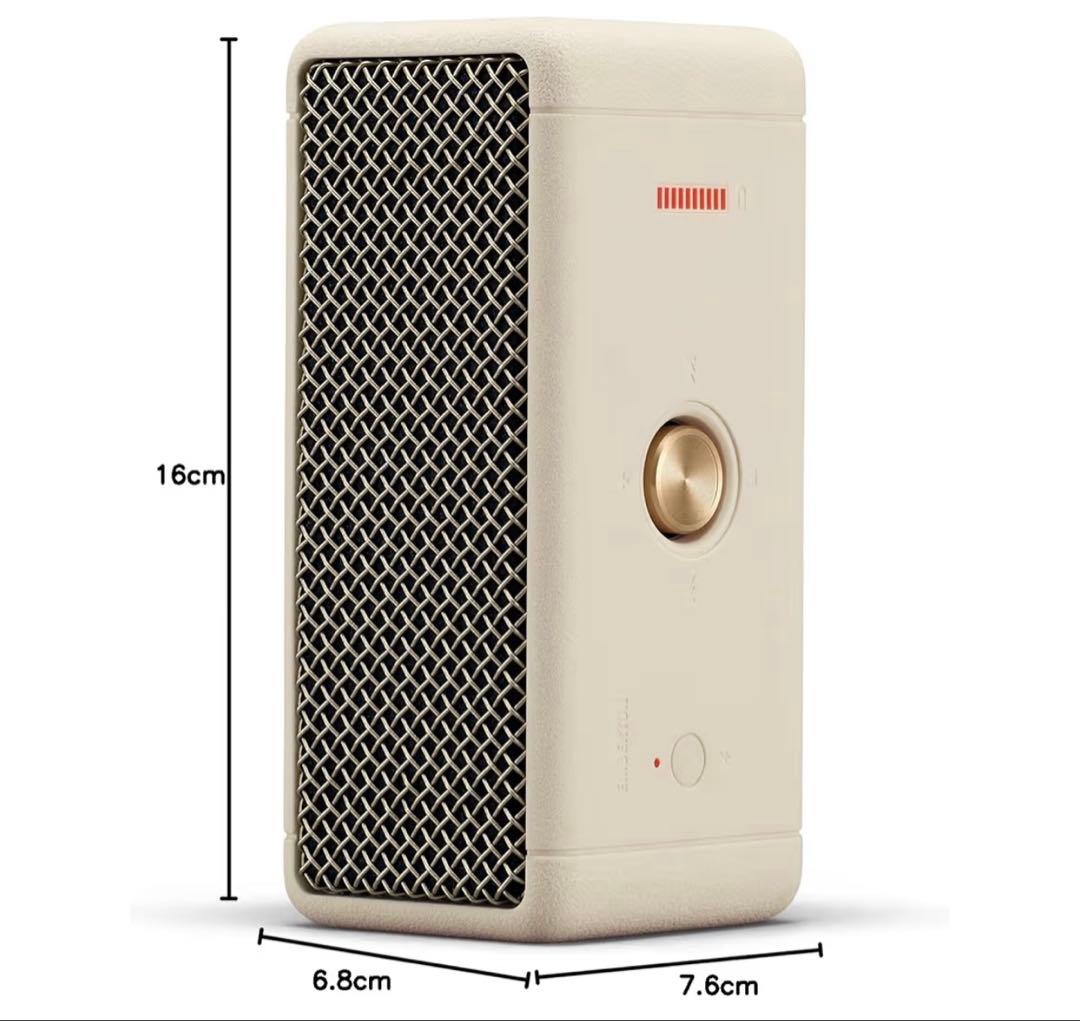 Marshall ワイヤレスポータブル防水スピーカー Emberton クリーム