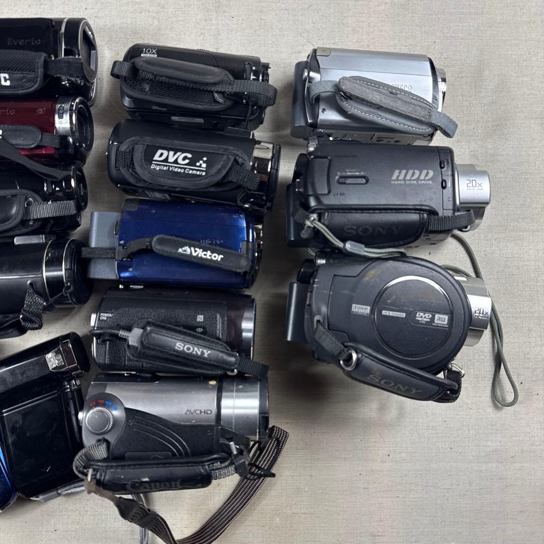 HD ビデオカメラ 16台 まとめ売り ジャンク 部品取り 動作未確認