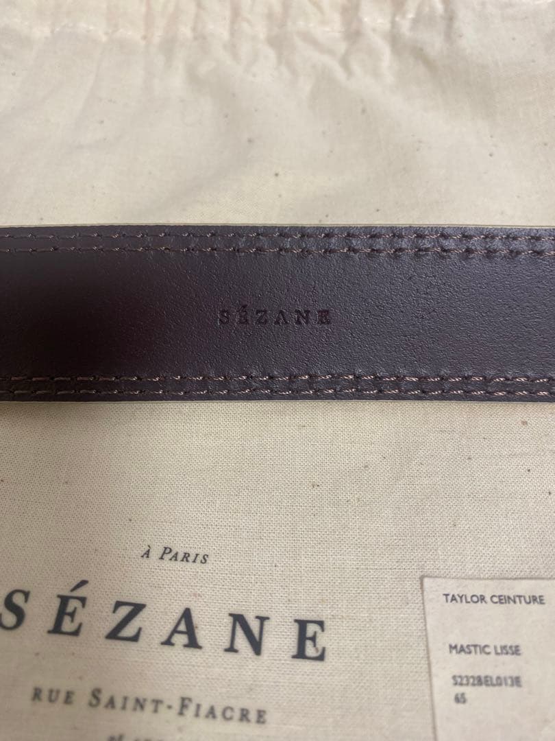 【新品未使用タグ付き】 Sezane レザー ベルト セザンヌ