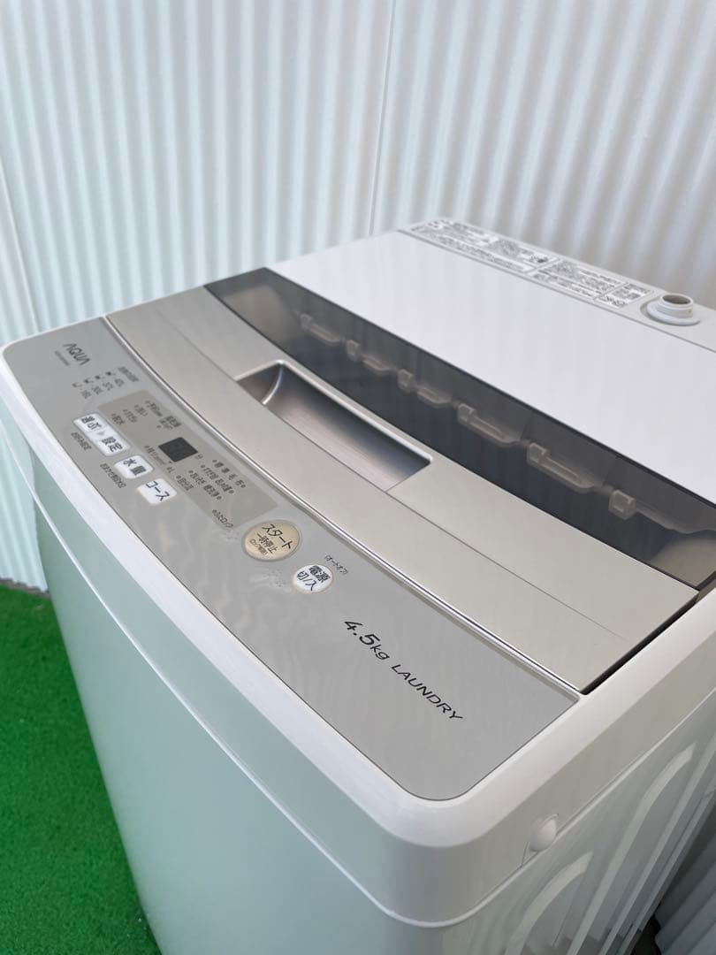 881 訳あり 格安‼️ アクア 4.5kg洗濯機 一人暮らし 単身 ジャンク品