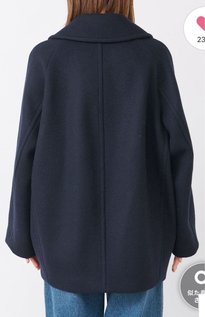 年内最終お値下げ♪☆新品未使用品☆【リヴドロワ】ラグラン ピーコート♪