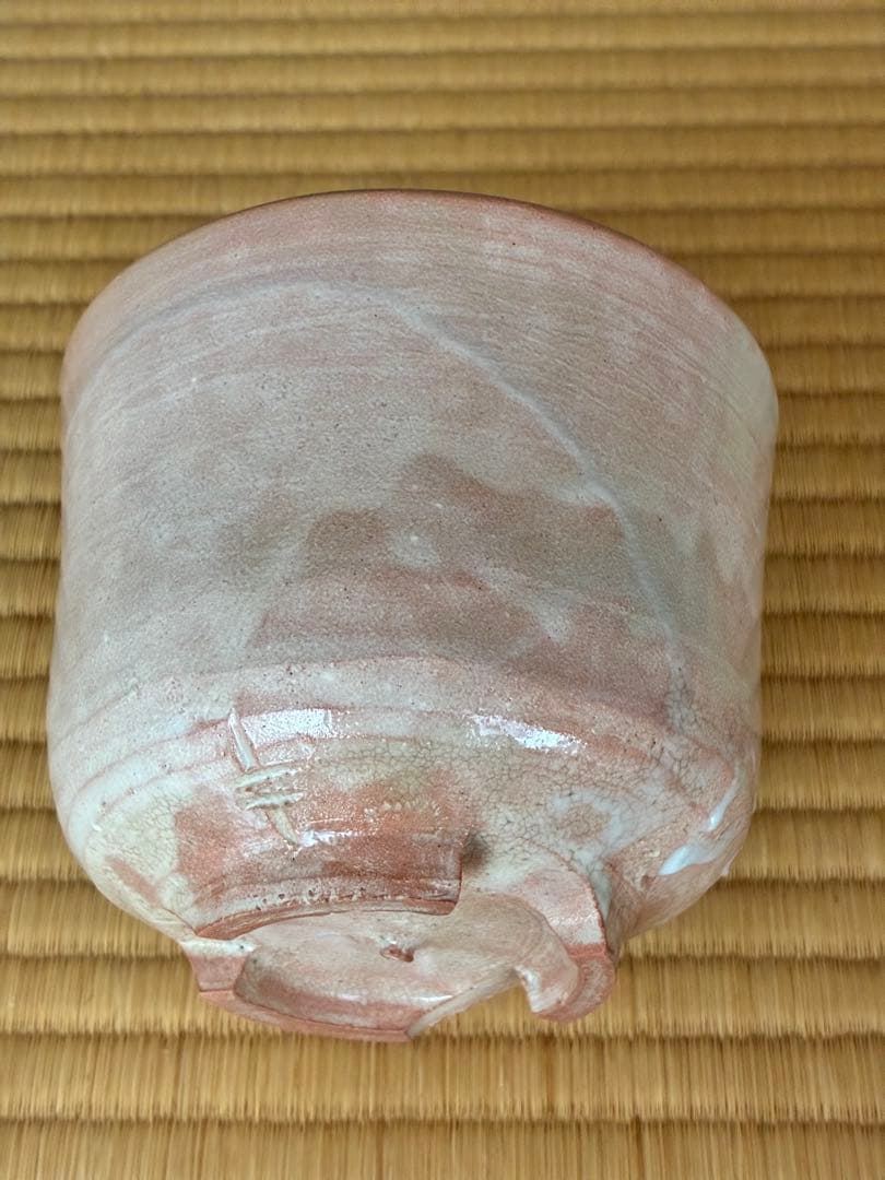 茶道具『御本「亀」筒茶碗　紫野 大亀老師好 杉本貞光造』　茶碗