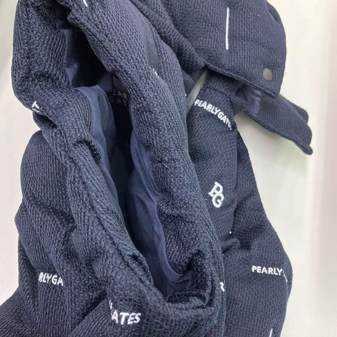 PEARLY GATES フード付きベスト サイズ0 ロゴ刺繍　ゴルフウェア