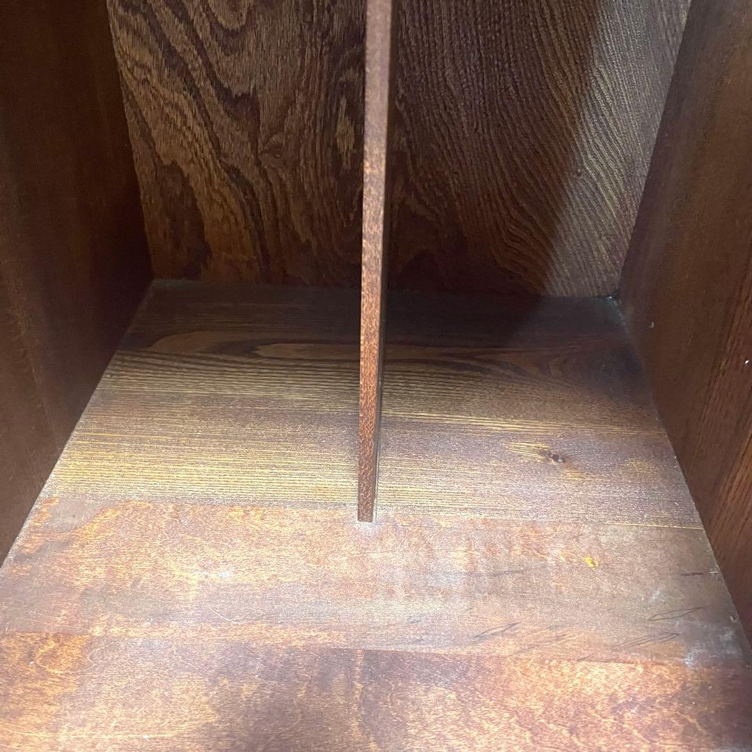 松本伝統指物工芸家具 テレビ台 開戸 拭うるし・ぬり　レトロ　松本伝統家具