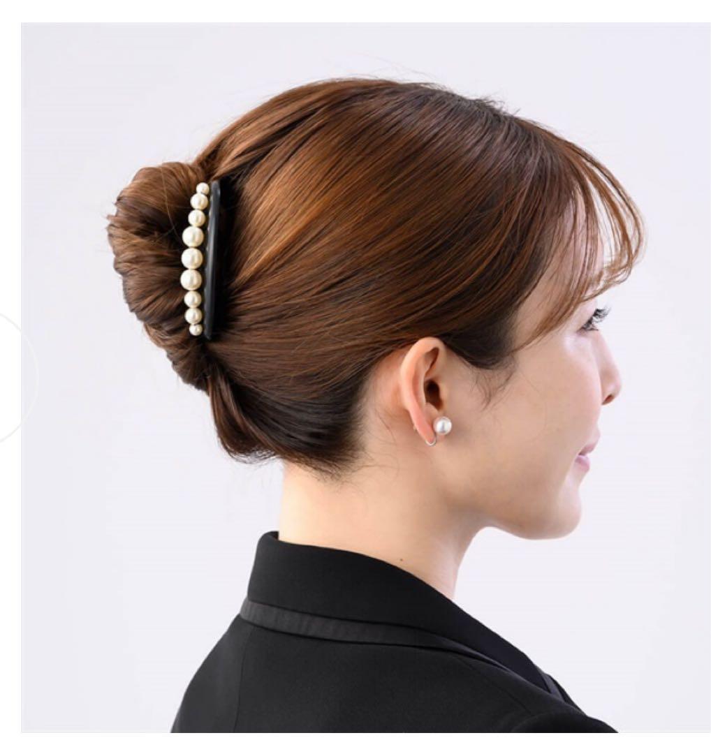 ◇美品◇COMPLEX BIZ ブラウン コーム クリスタル付き