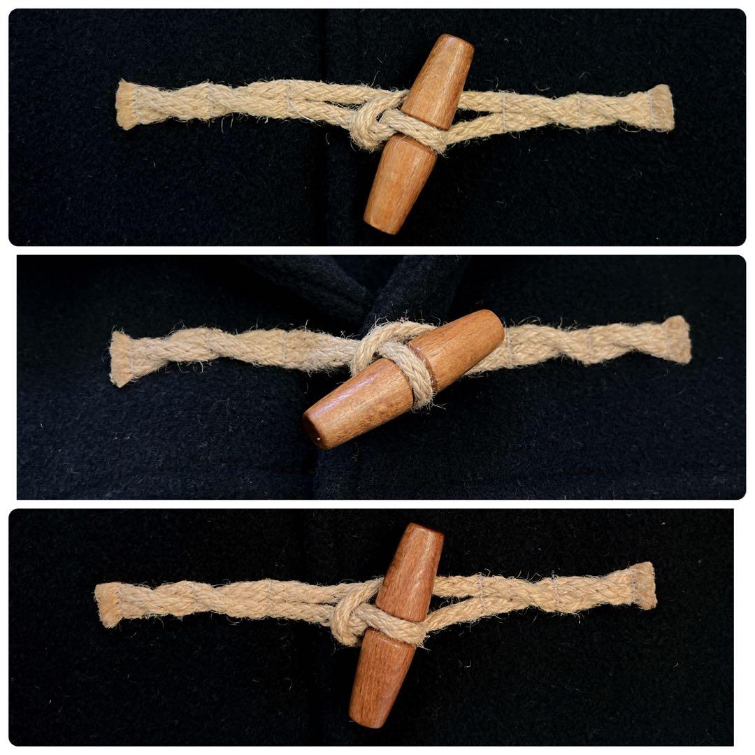 美品✨イギリス製 モンゴメリー ダッフルコート ウール ショート丈 ネイビー