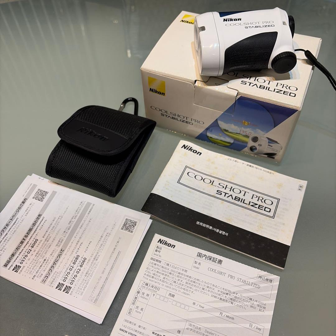 【実質新品】ニコン　COOLSHOT PRO STABILIZED　手振れ補正