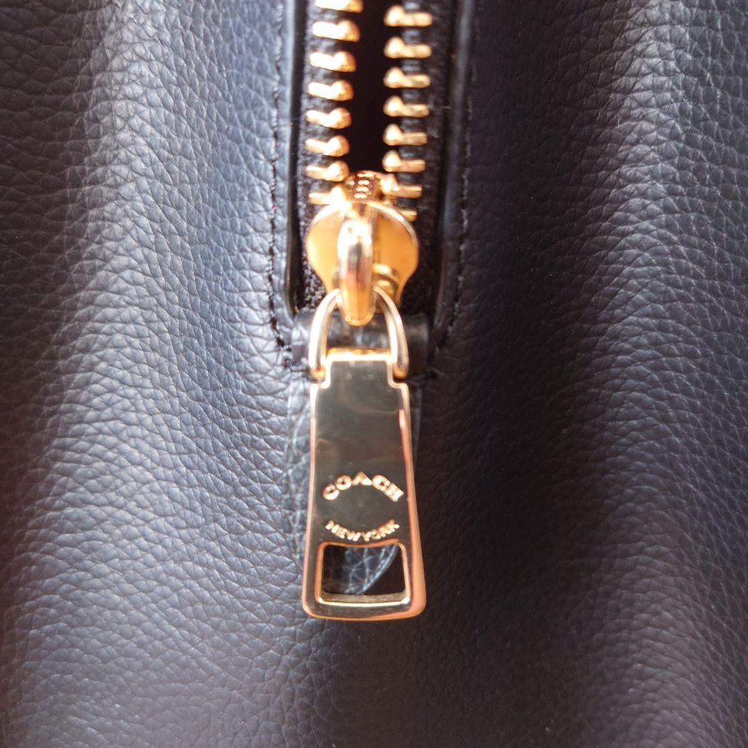 ✨極美品✨COACH 黒 レザー トートショルダーバック通勤 C4078