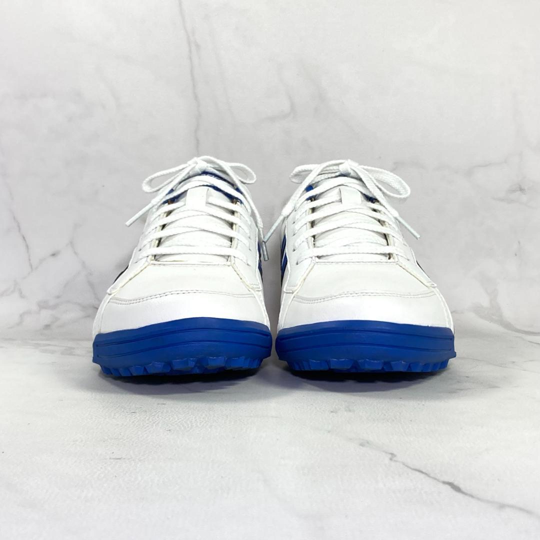 asics ゲルプレショットクラシック3 ゴルフシューズ 25㎝ 白/青/赤