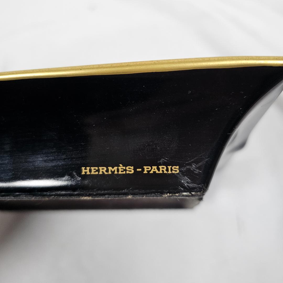 【1988年希少】HERMES ヴィドポシュ 灰皿 小物入れ「東洋と西洋の石」
