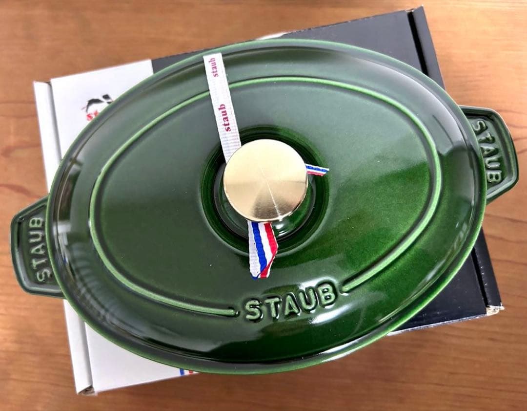 オーバル ホットプレート　 23cm バジルグリーン