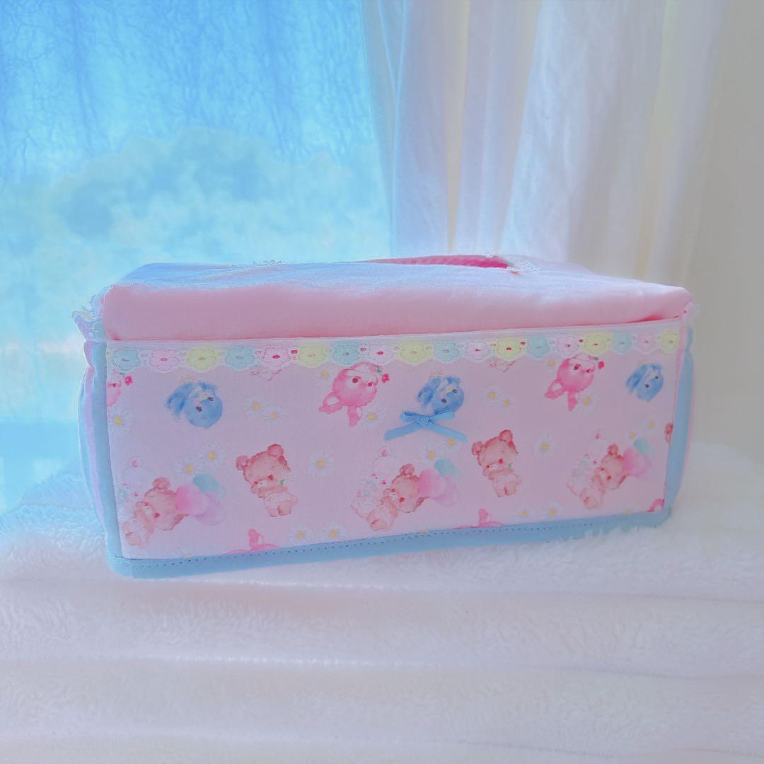 収納ポケット付きティッシュカバー