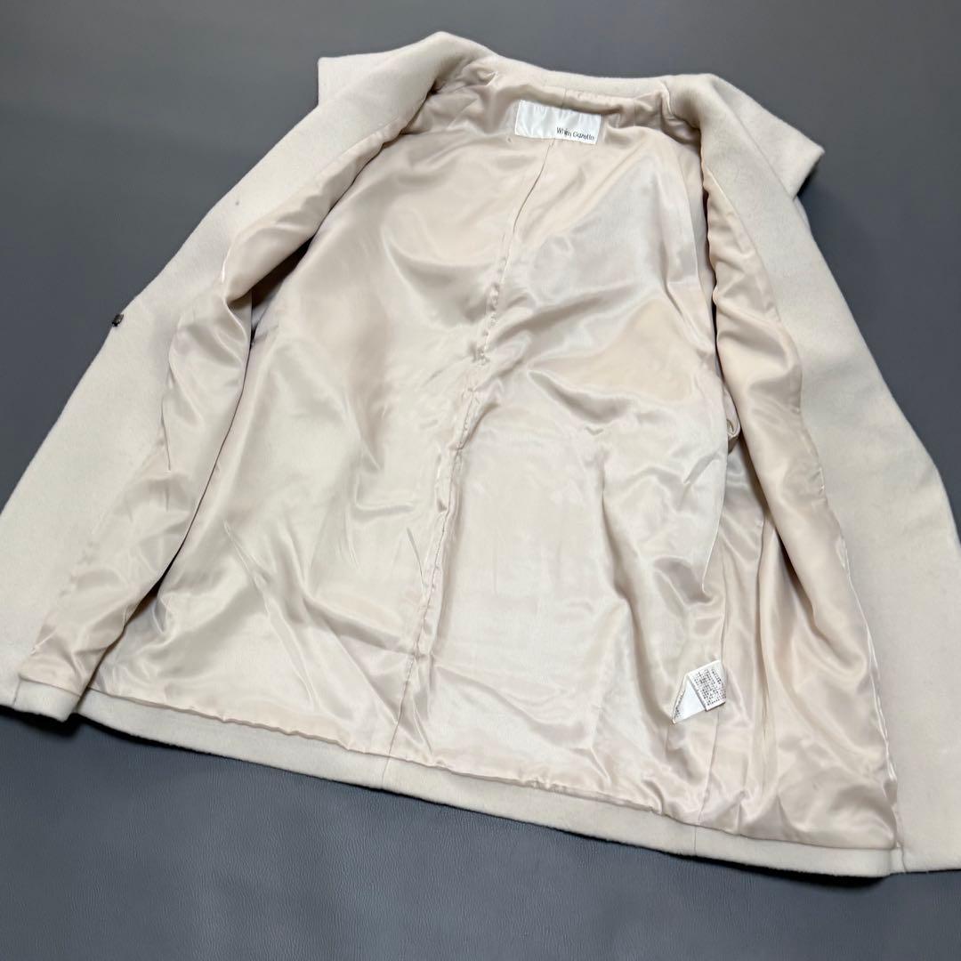 WhimGazette ウィムガゼット メリンプフーデッドコート エクリュ