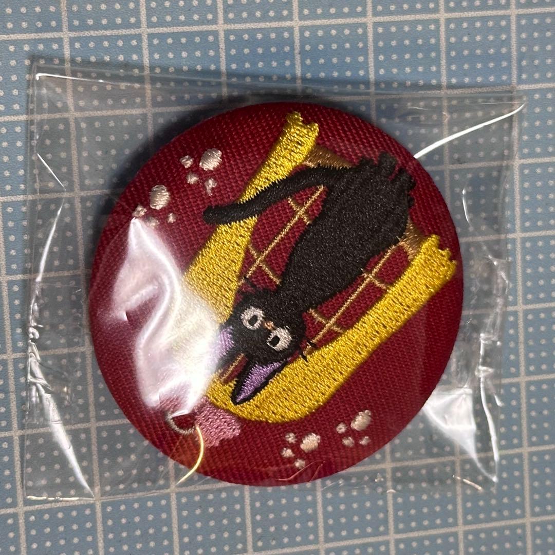 ジブリ　魔女の宅急便 ジジ　黒猫 ミニフォトフレーム　バッジ　セット