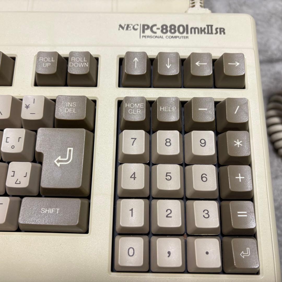 PC-8801mk2SR本体 キーボード ユーザーズガイド マニュアル
