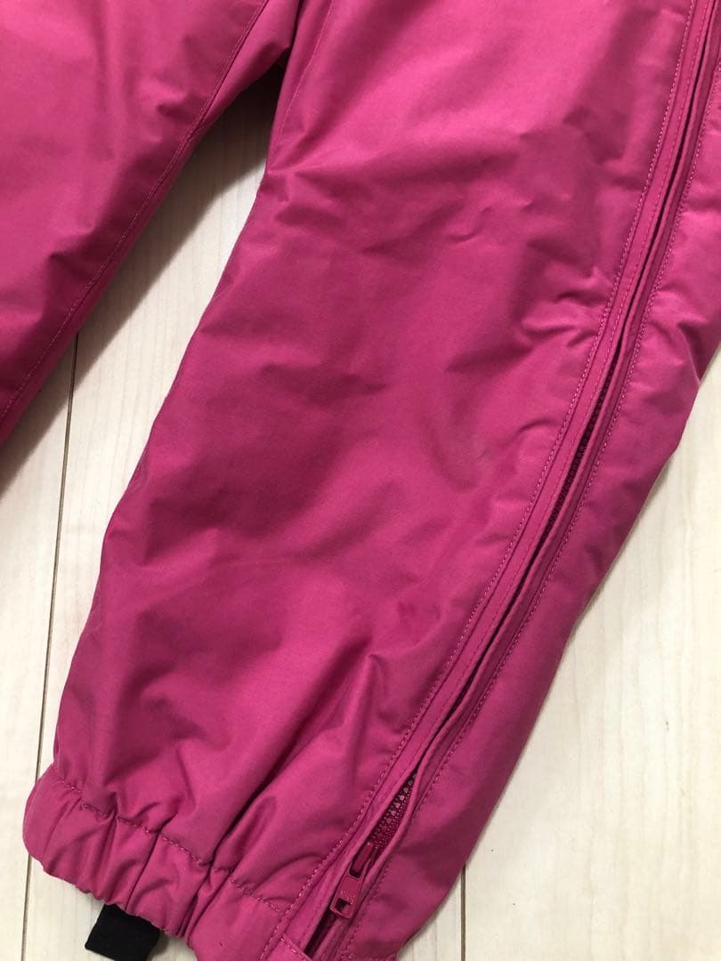 mont-bell ジャンプスーツ 90 ピンク 手袋セット