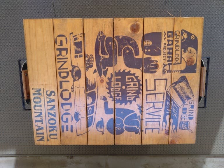 【生刷り!!】シェルフコンテナ 50 天板 グラインドロッヂ　シェルコン