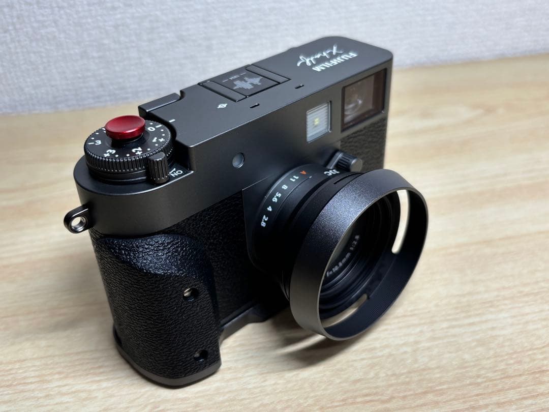 FUJIFILM xhalf x-hf1 チャコールシルバー グリップ付