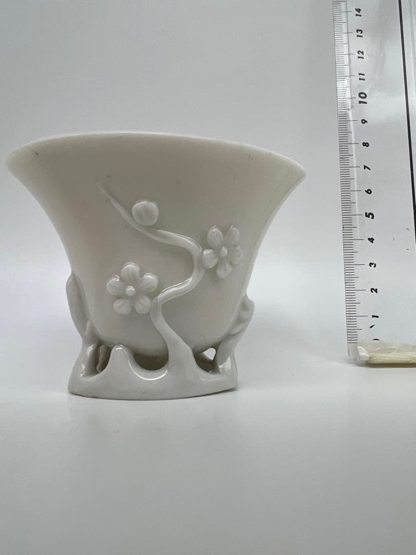 中国明朝か清朝德化窯杯茶道具骨董古美術　コレクション唐物　アンティーク青磁　江戸