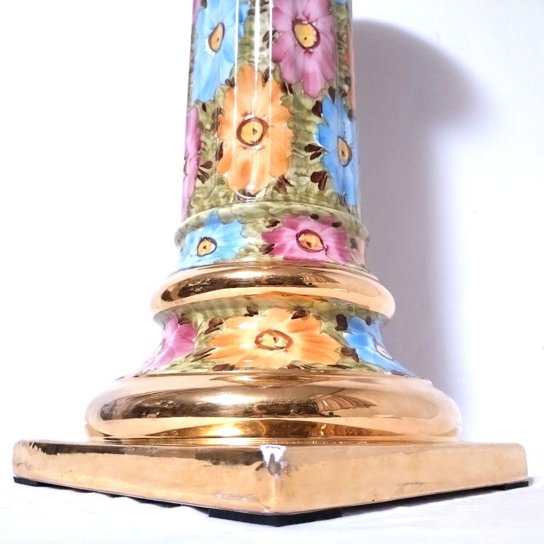 イタリア製　コラム＆ポット　ガーデニングオブジェ　フラワーベース　プランター