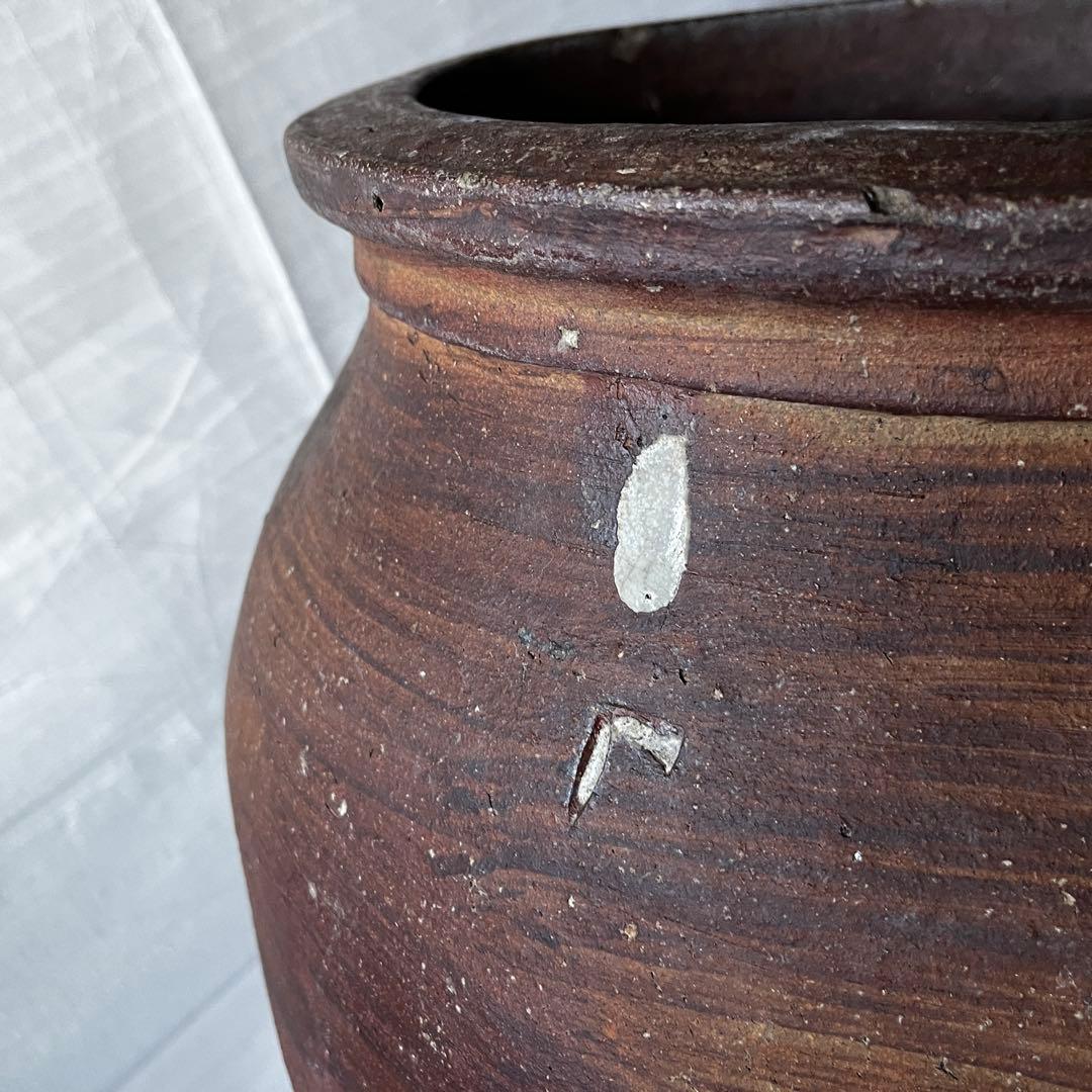 アンティーク　特大　水瓶　大壺　大甕　江戸時代物