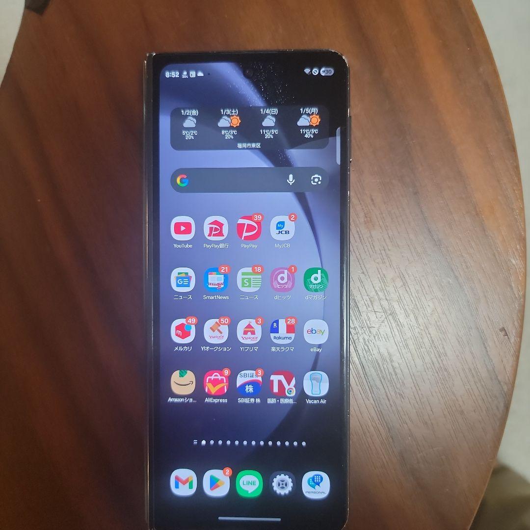 スマートフォン本体 Galaxy Z Fold 5 256GB docomo