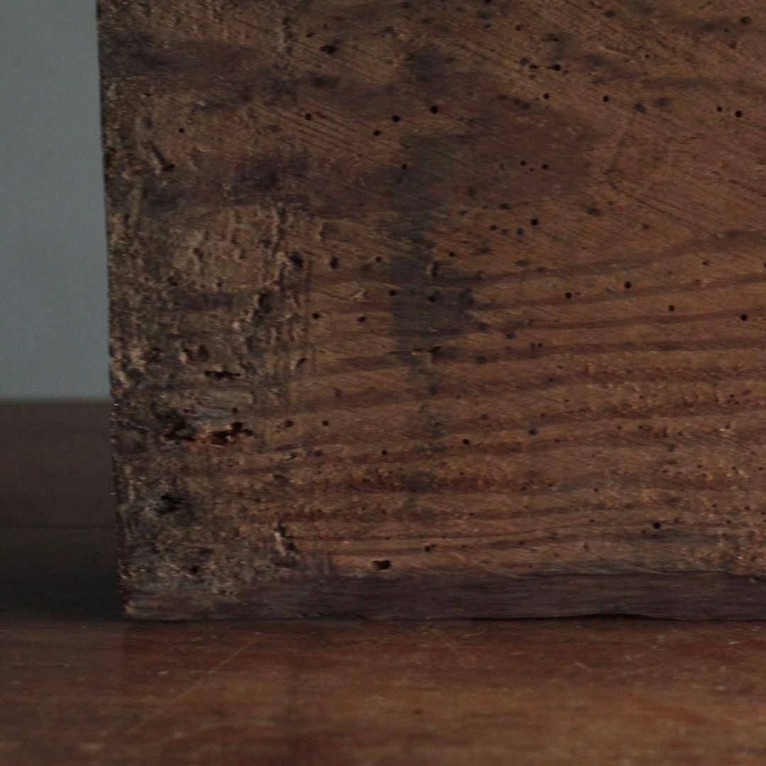 枯れ板 松の 古材 敷板 徳利と盃をのせて独酌の盆として 古道具 アンティーク
