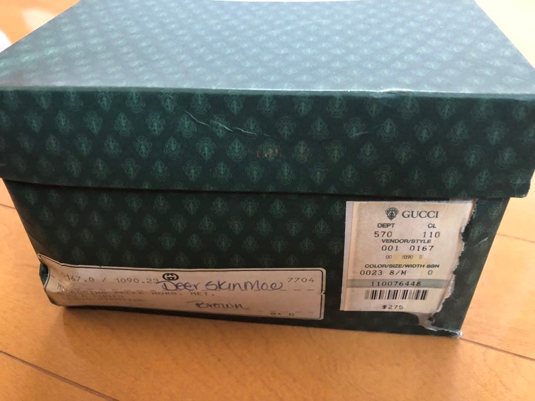 g*t様 GUCCI ブラウン モカシン 10