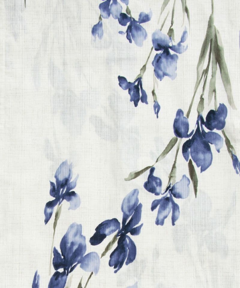 【ディータ】Dita【京の水墨画水仙】浴衣 帯 下駄セット 青 ブルー 花火大会