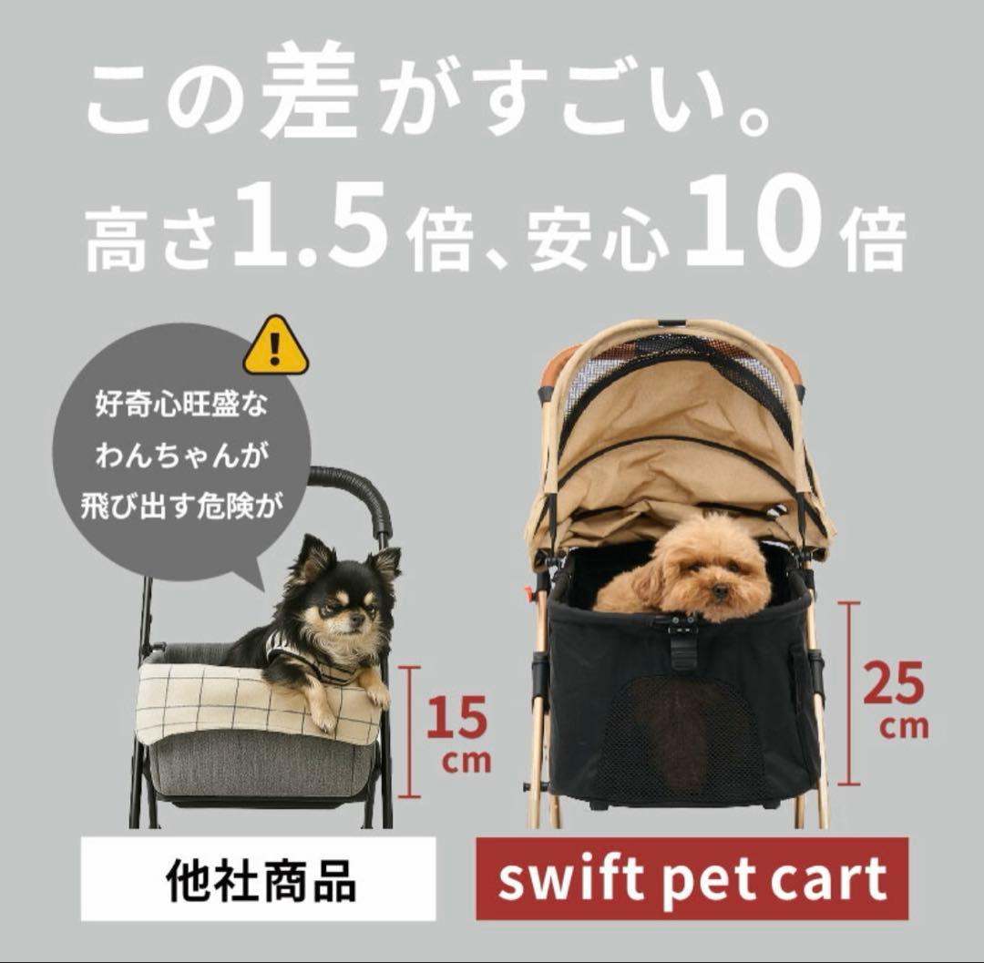 3way ペットカート　分離式　ドライブボックス