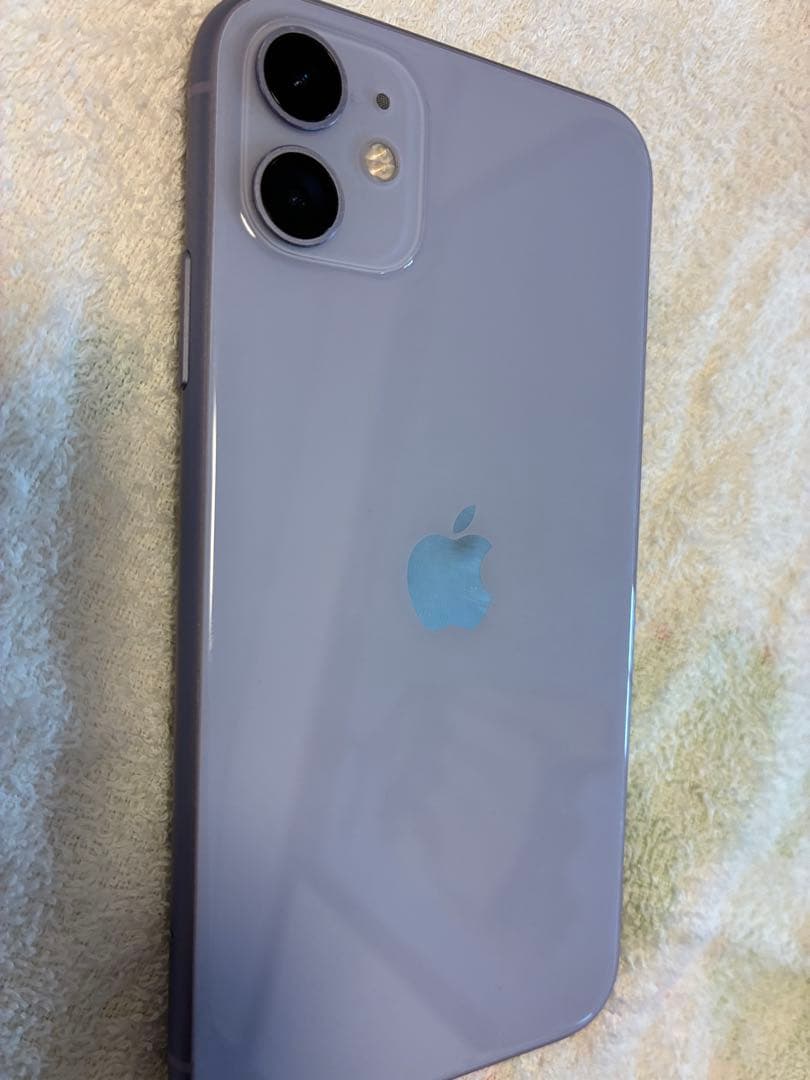 iPhone11 64GB パープル SIMフリー バッテリー80％ 初期化済