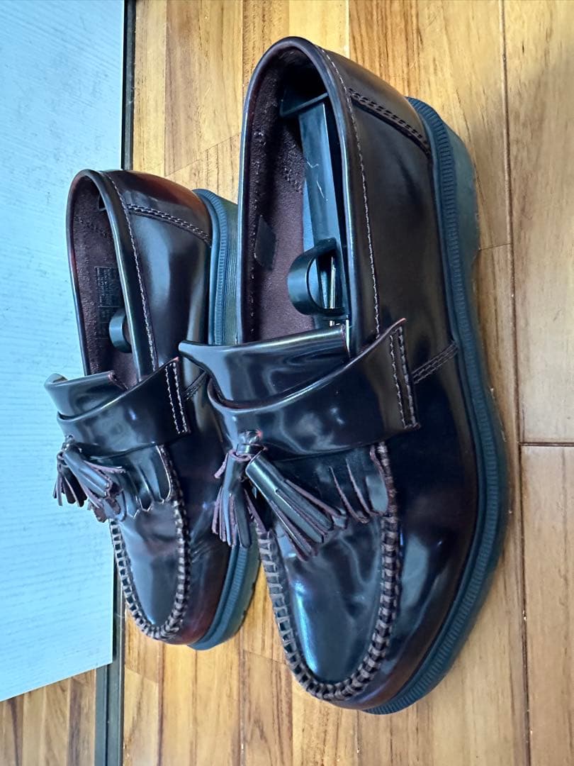 ADRIAN タッセルローファー チェリーレッド