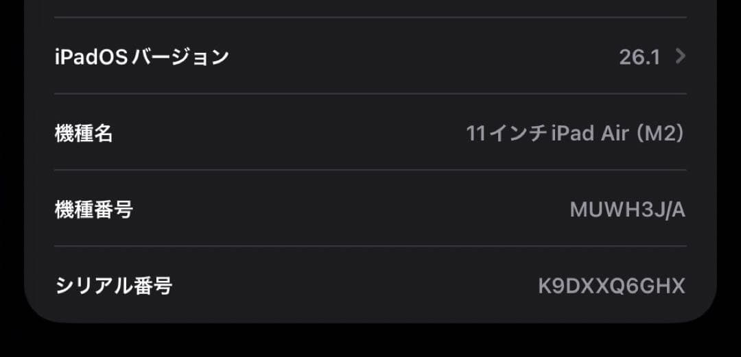 美品 iPad Air 11インチ M2 256GB Wi-Fiモデル ブルー