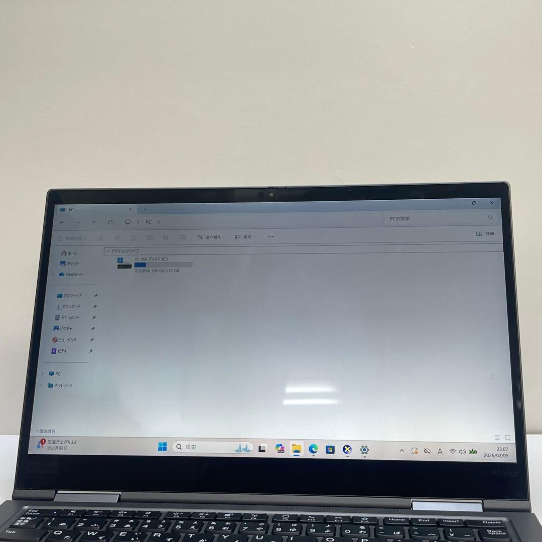 レノボThinkpad X1 Yoga i5-10210U 8GB SSD256