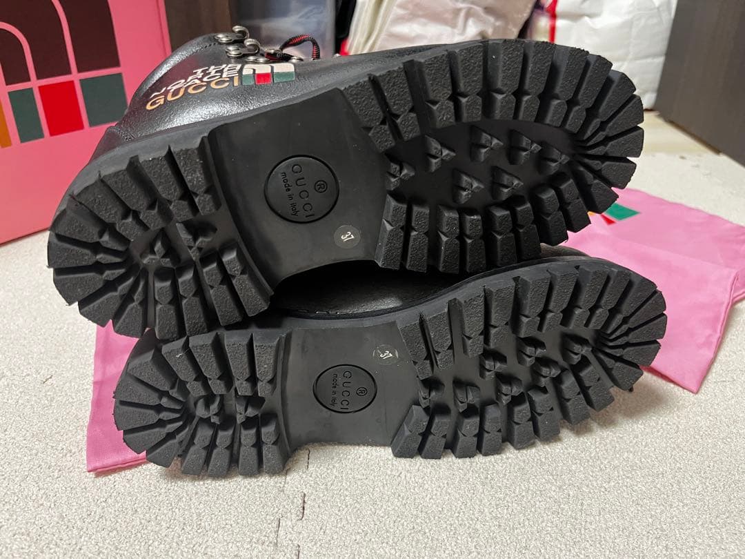 GUCCI×THE NORTH FACE レザー マウンテンブーツ箱付き