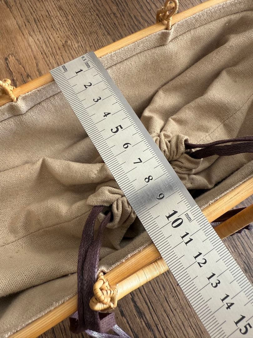 プラニー工房　高級籠バック（少し大きめ）