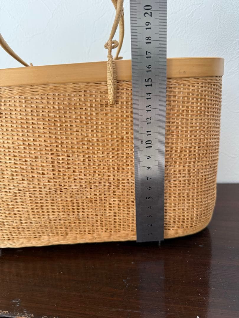 プラニー工房　高級籠バック（少し大きめ）