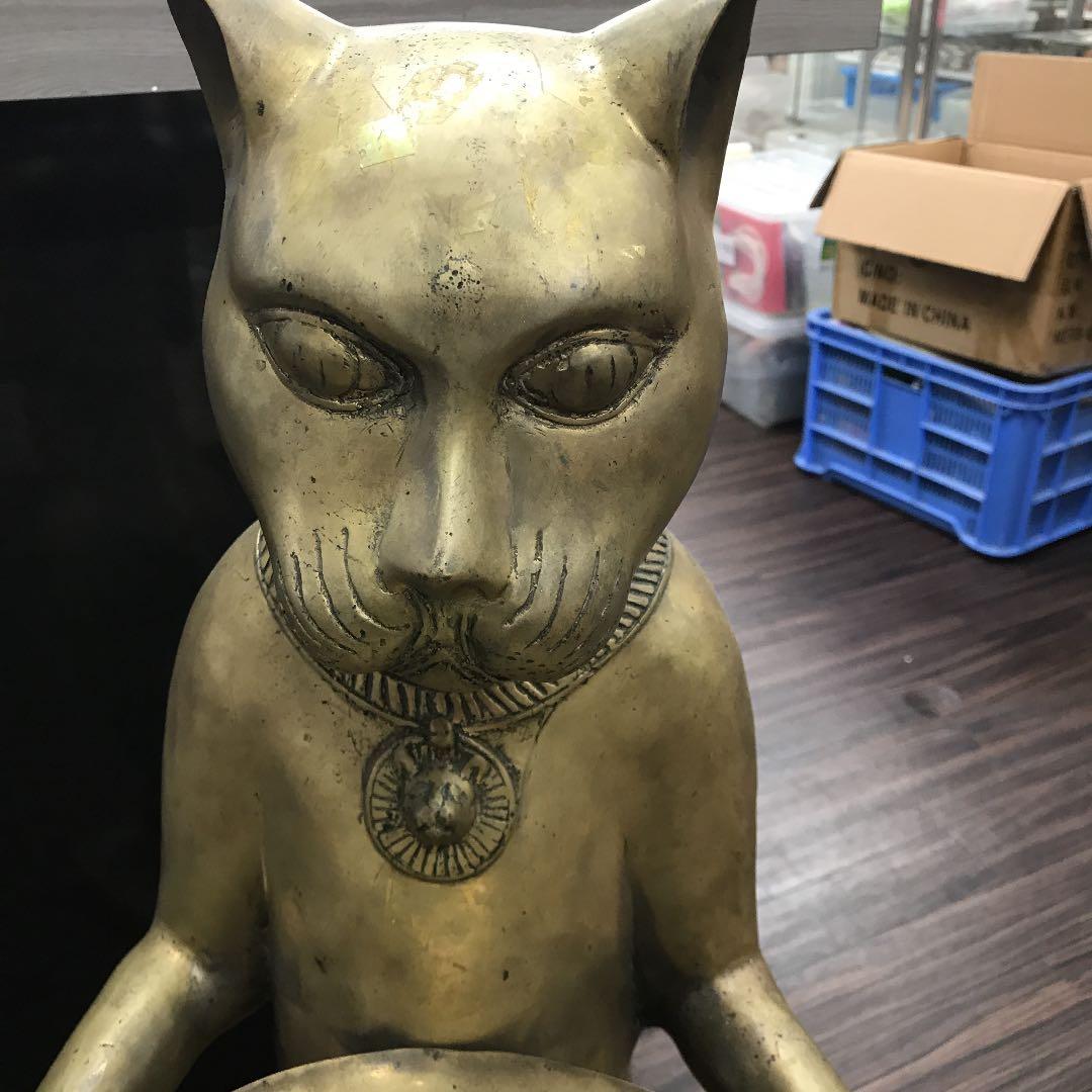 ネコ　ブロンズ